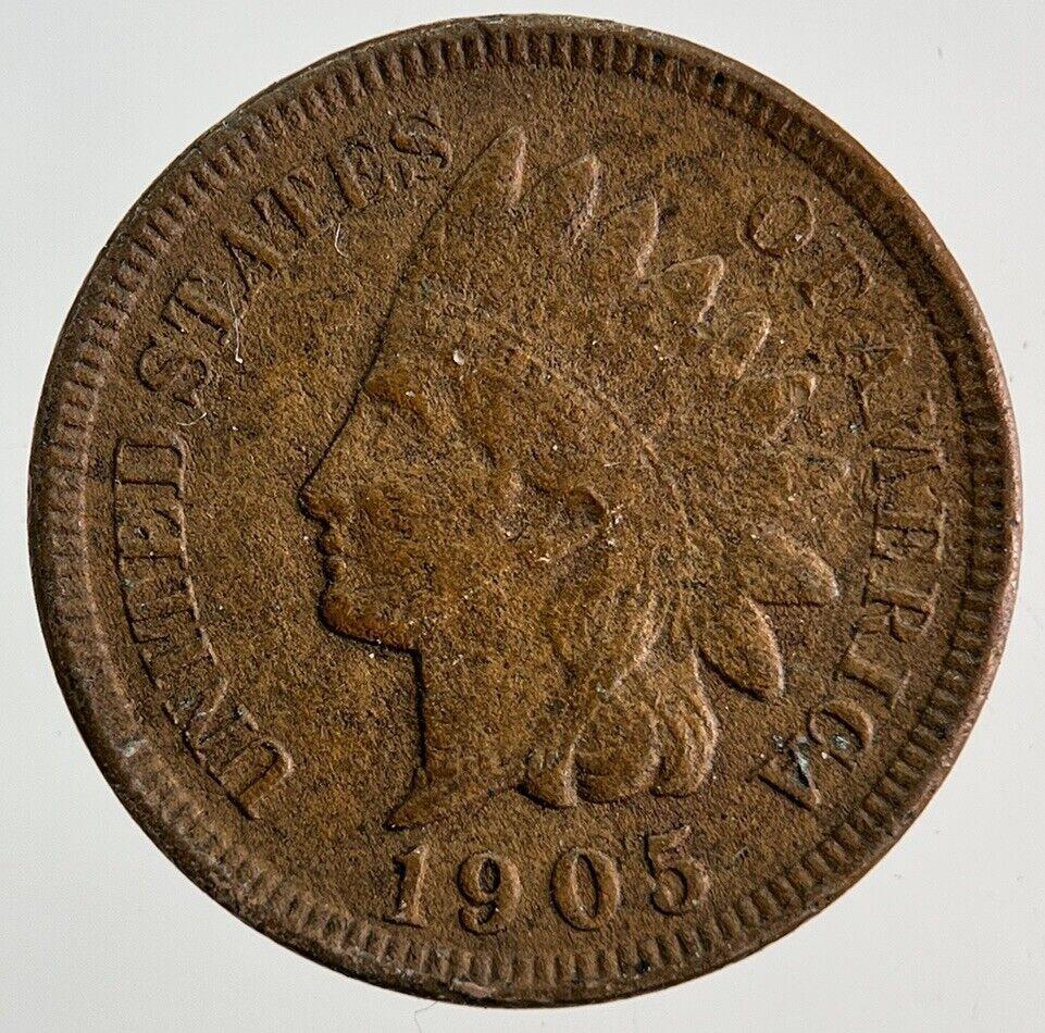 1905 US USA One Cent Coin | Fine Collectable Grade