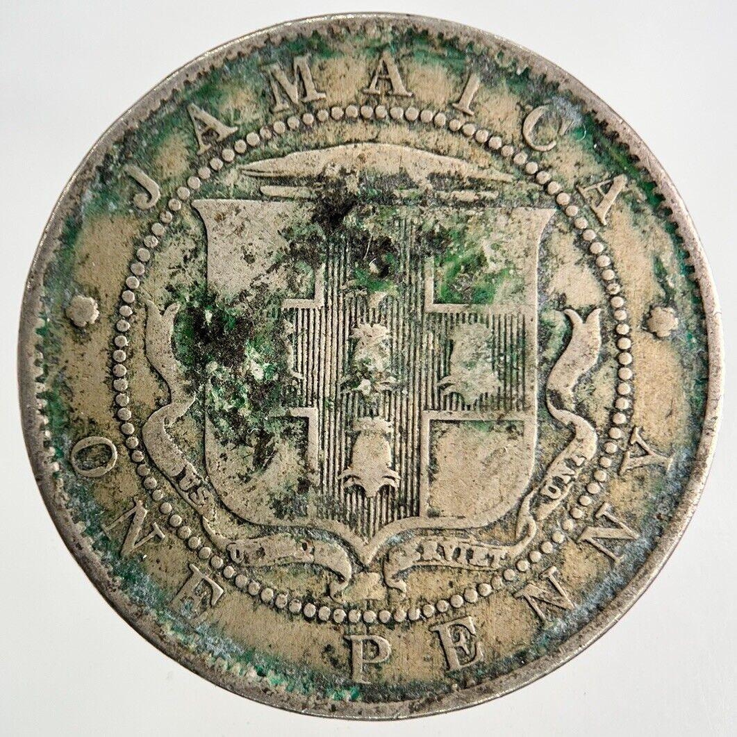 1905 Jamaica One Penny Coin | Fine Collectable Grade