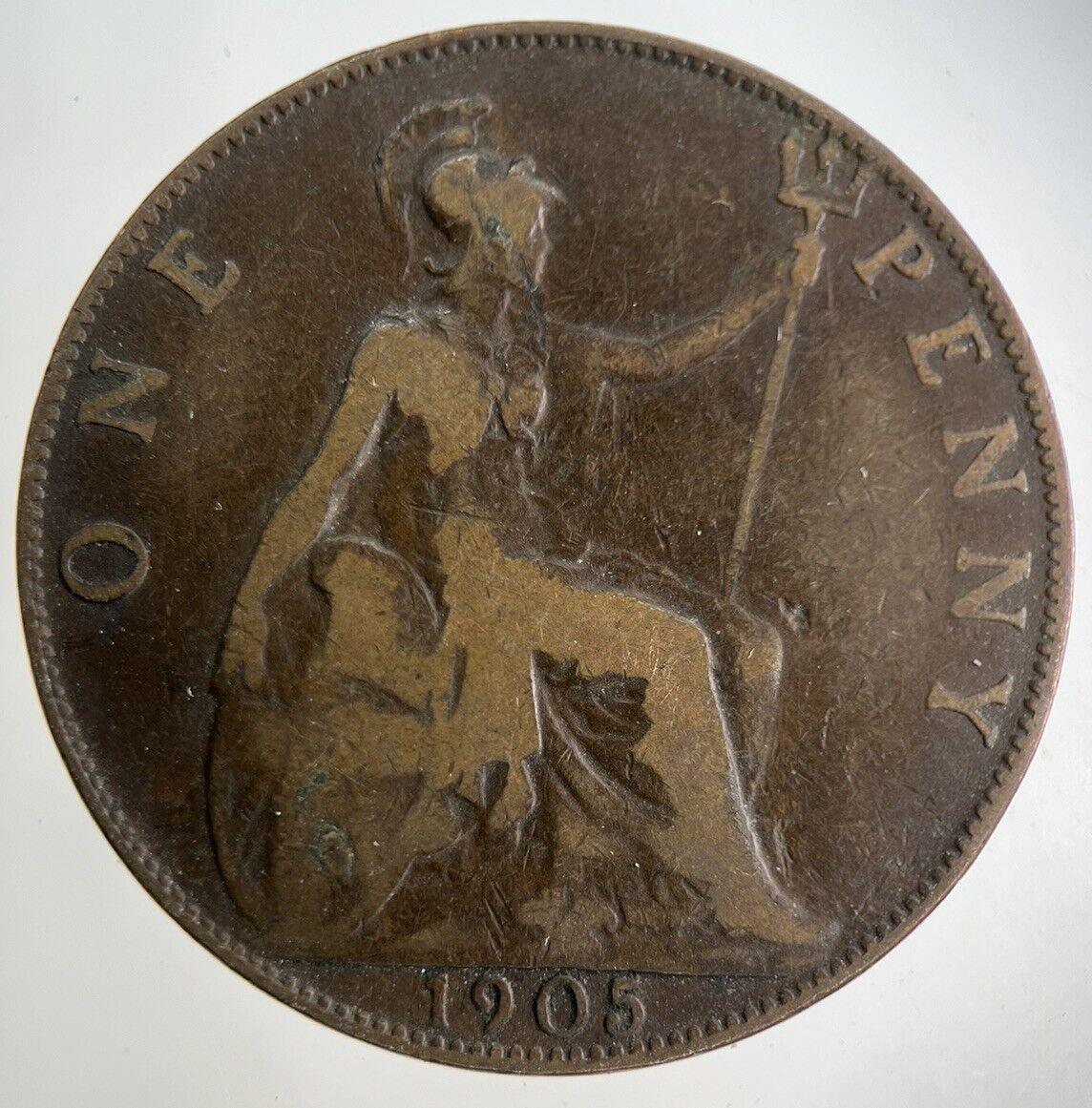 1905 Edward VII One Penny Coin | Collectable Grade