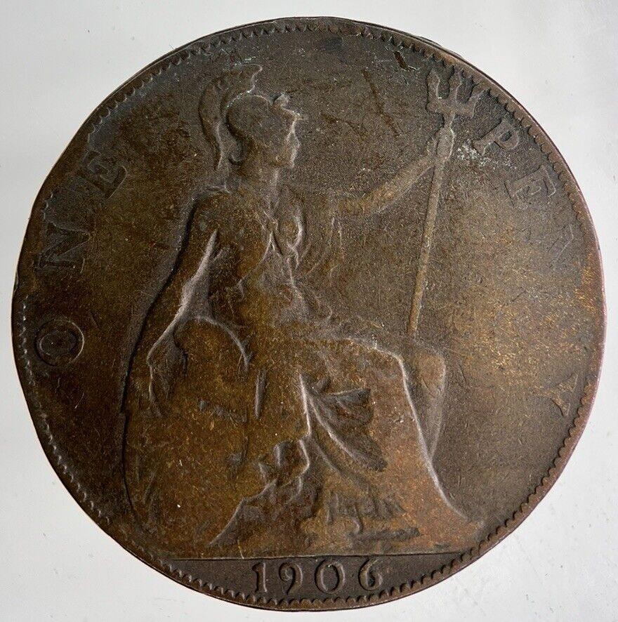 1906 Edward VII One Penny Coin | Collectable Grade