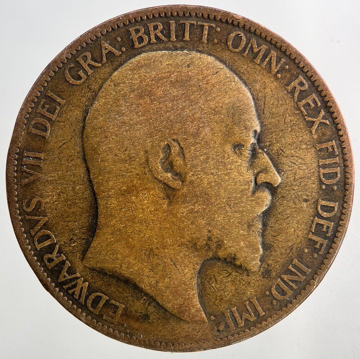1906 Edward VII One Penny Coin | Collectable Grade