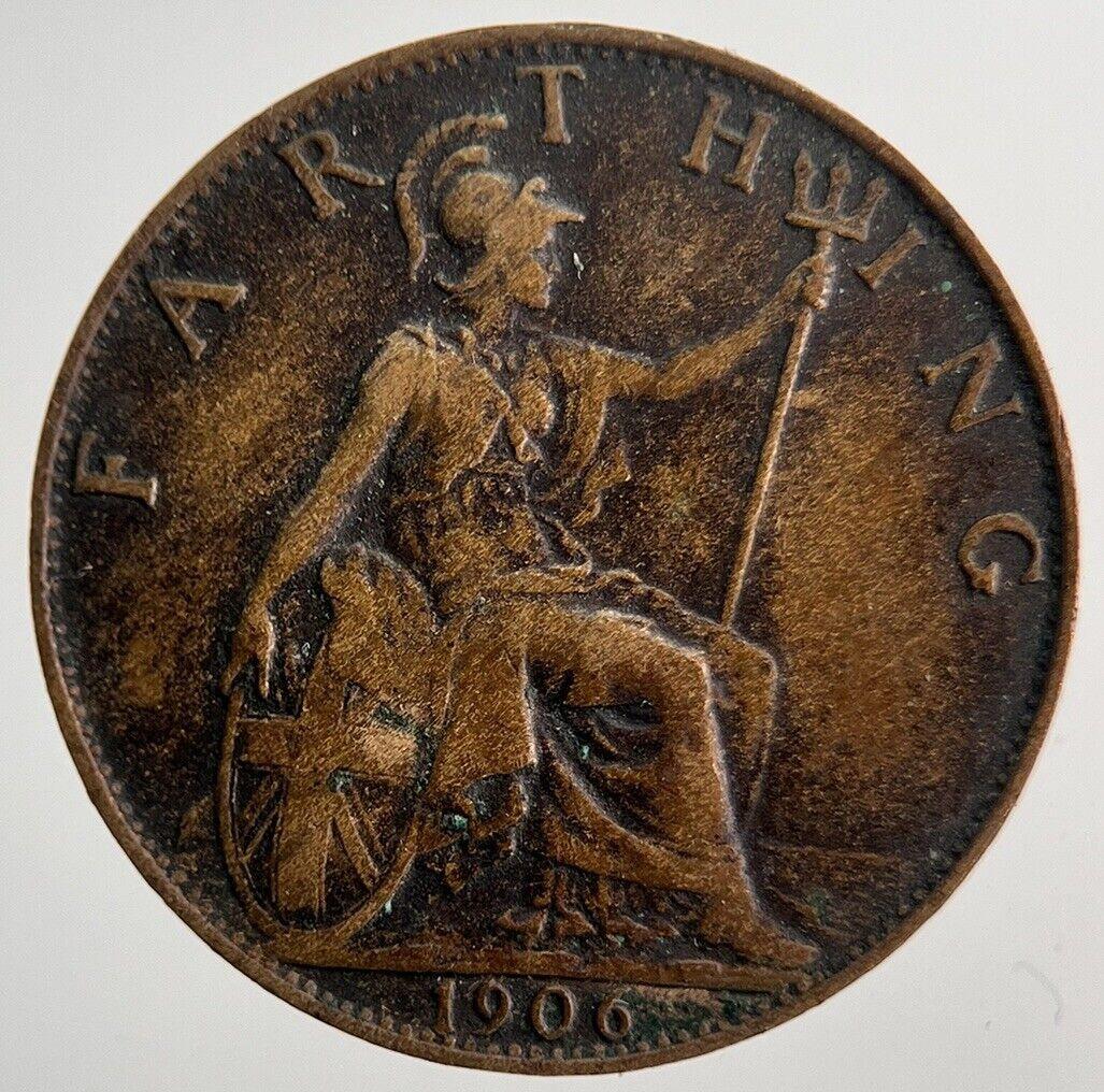 1906 Edward VII Farthing Coin | Fine Collectable Grade