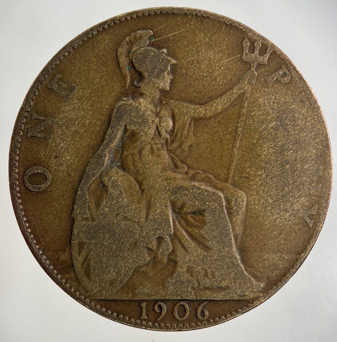 1906 Edward VII One Penny Coin | Collectable Grade