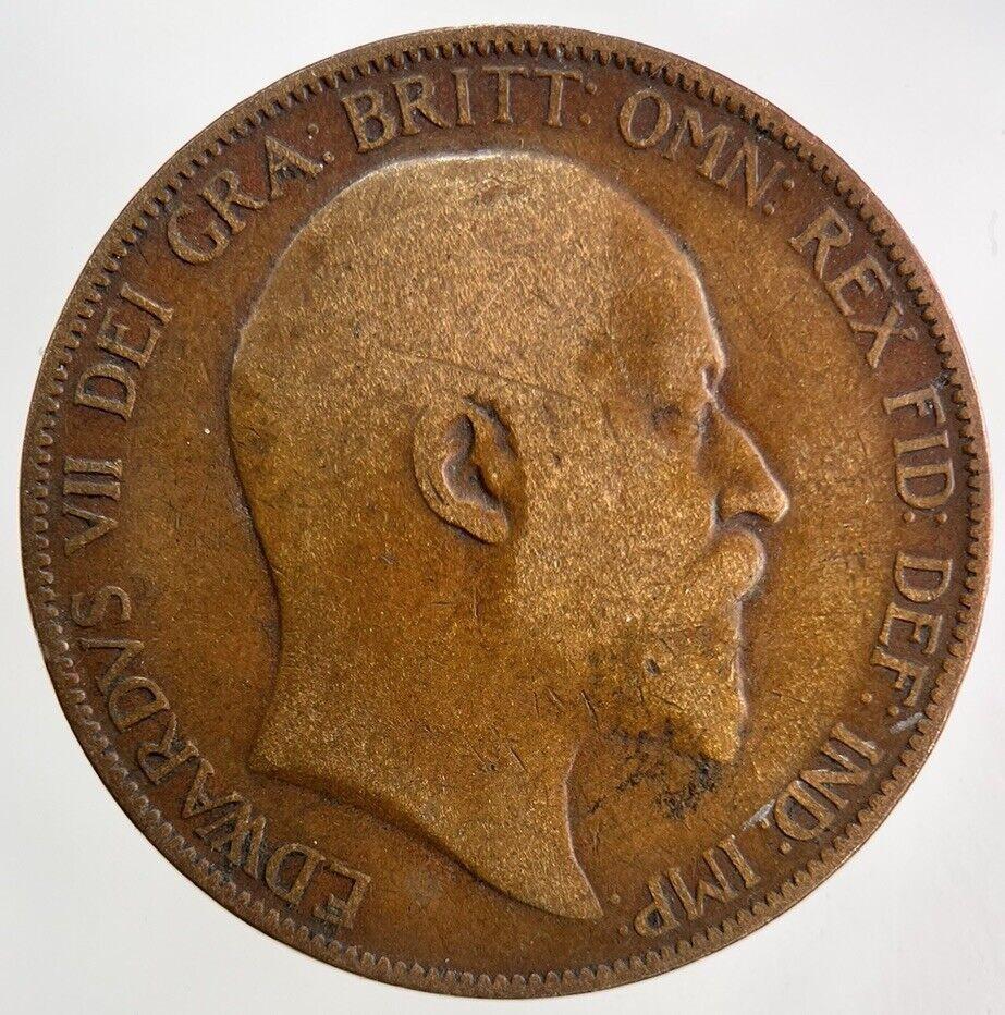 1906 Edward VII One Penny Coin | Collectable Grade