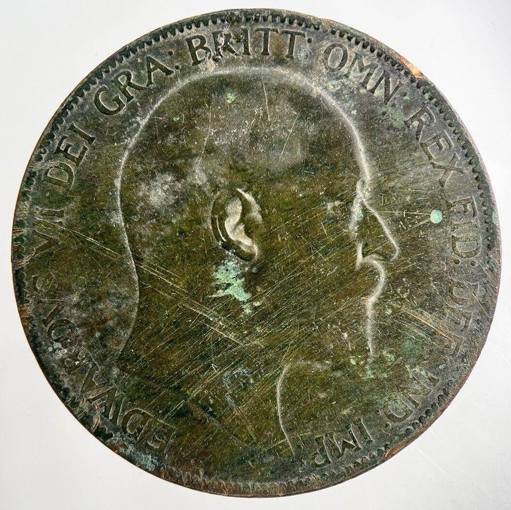 1906 Edward VII One Penny Coin | Collectable Grade