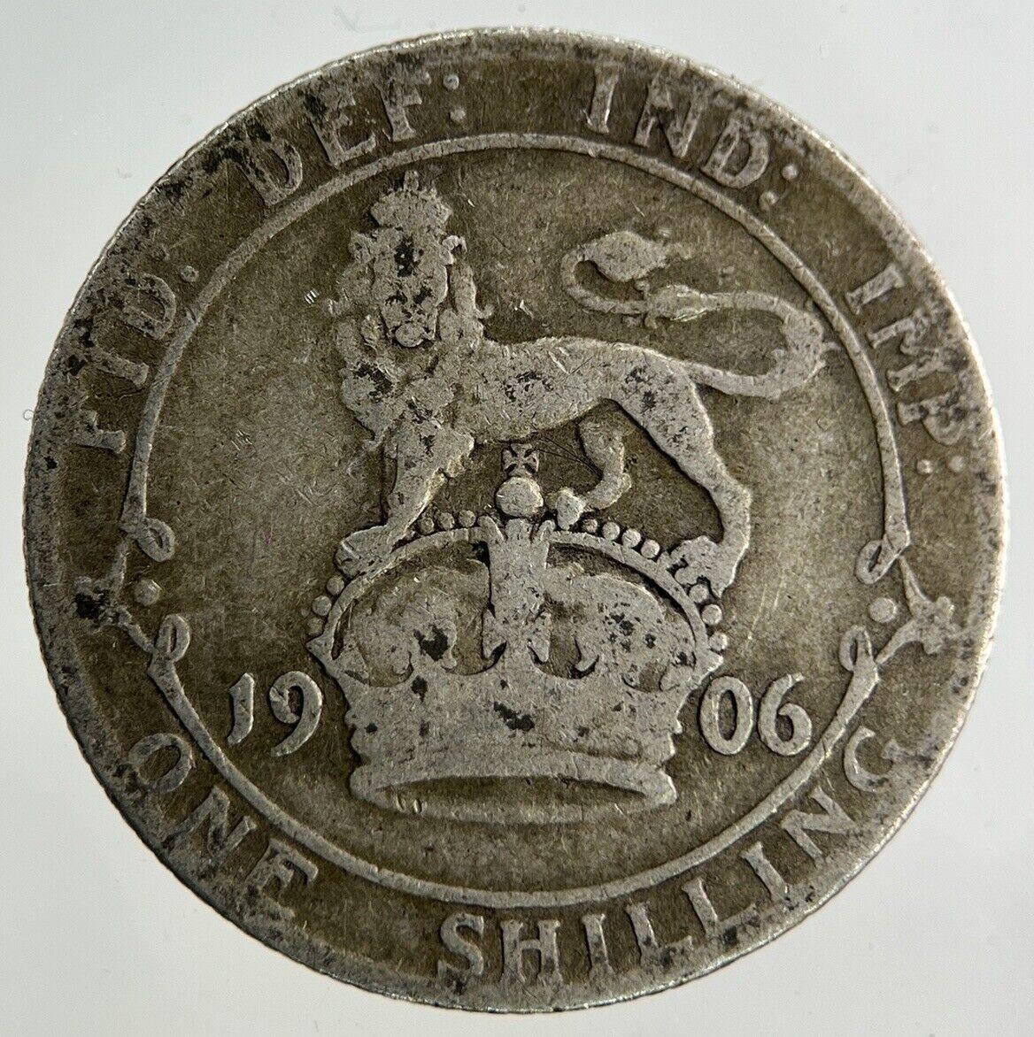 1906 Edward VII Shilling Silver Coin | Collectable Grade