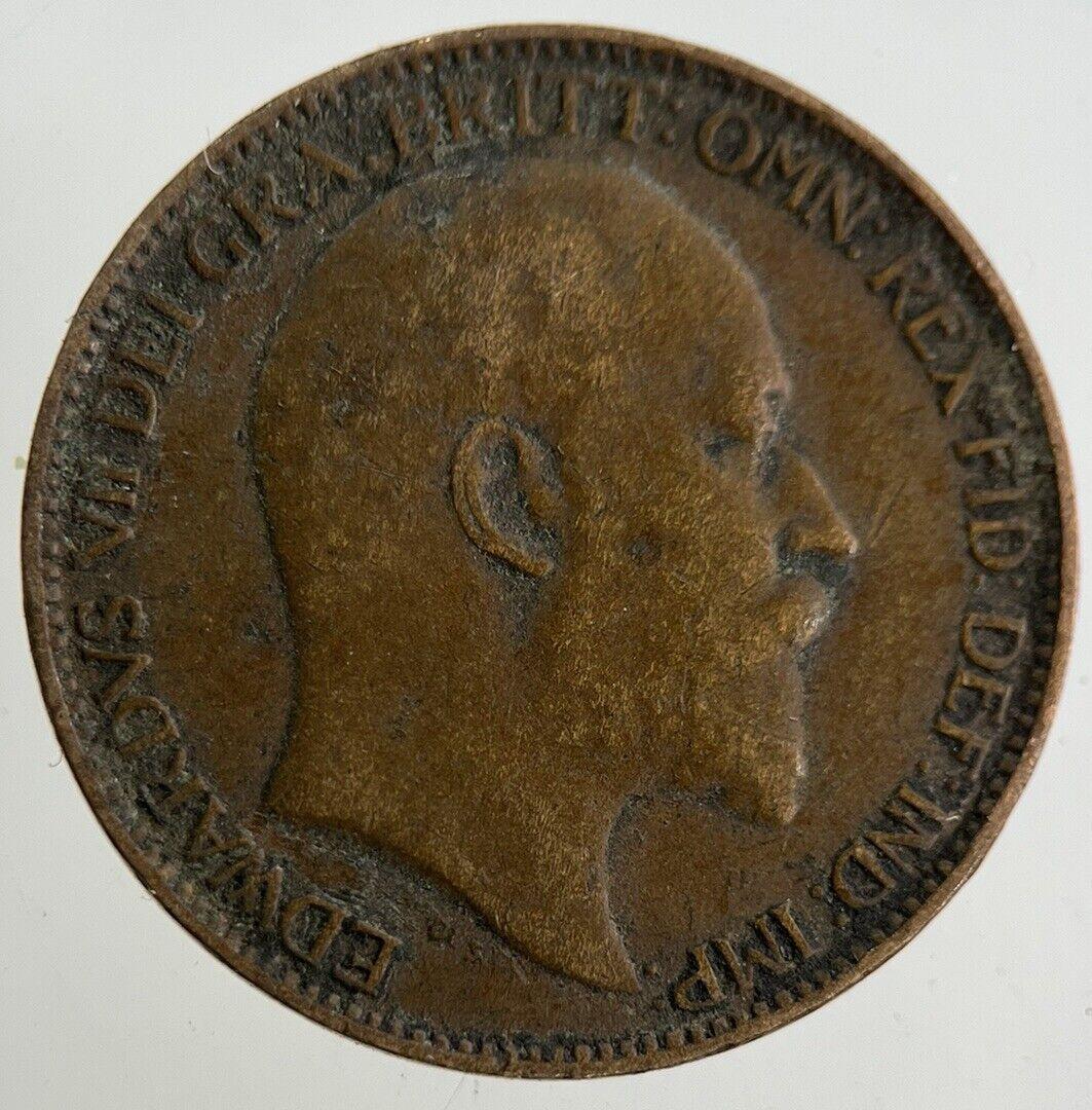 1906 Edward VII Farthing Coin | Fine Collectable Grade