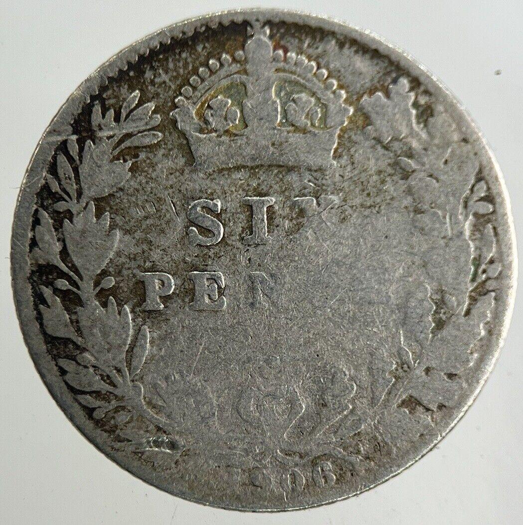 1906 Edward VII Sixpence Silver Coin | Collectable Grade