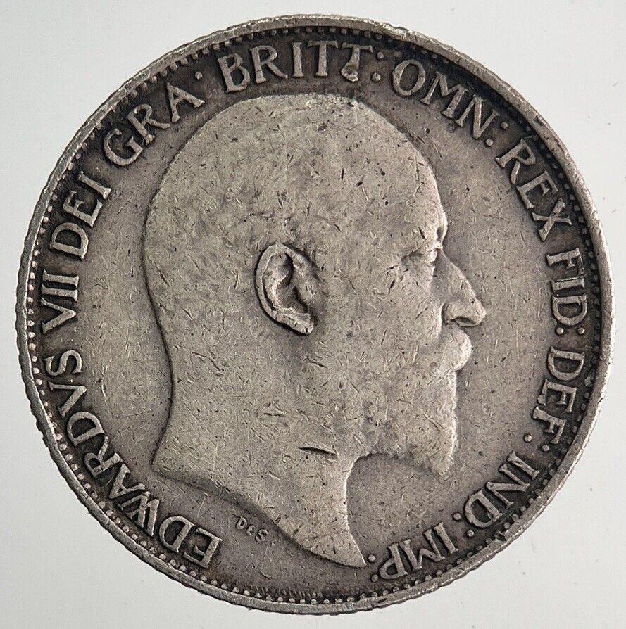 1906 Edward VII Sixpence Silver Coin | Very High Grade | a9969