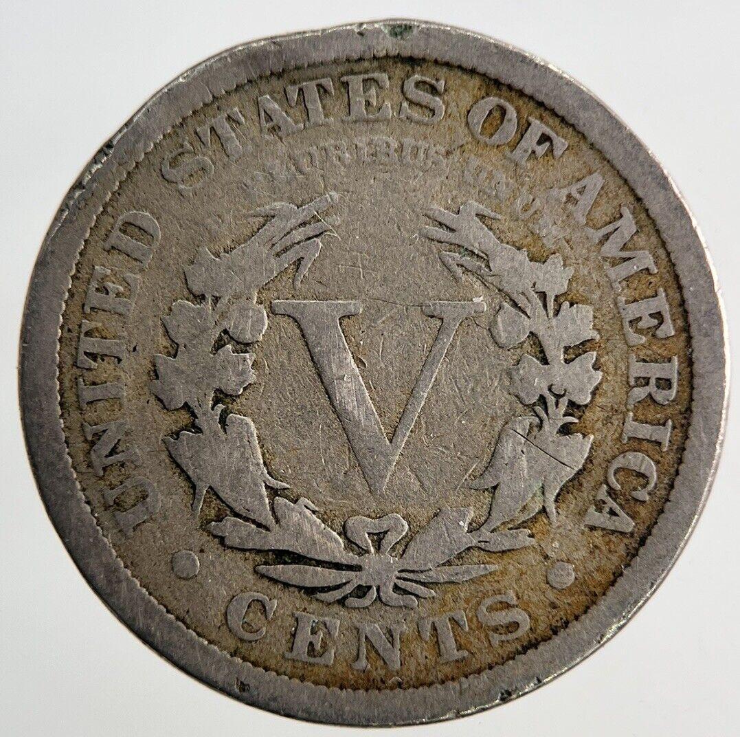 1906 US USA Nickel V Cents Coin | Collectable Grade