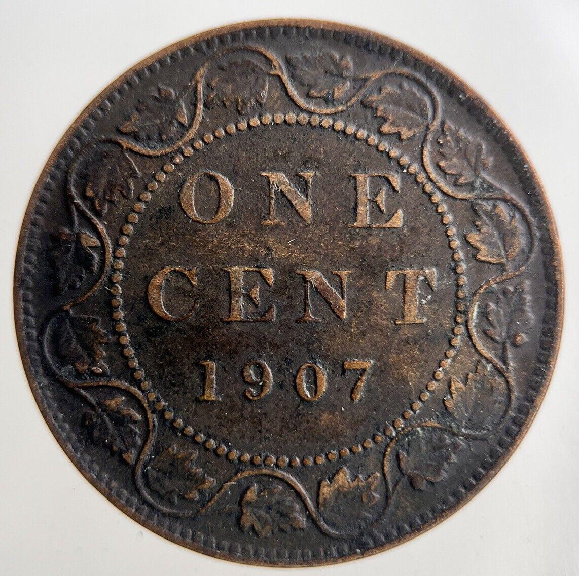 1907 Canada 1 One Cent Coin | Fine Collectable Grade