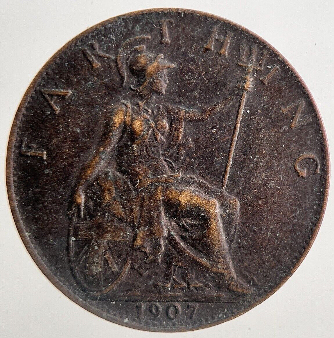 1907 Edward VII Farthing Coin | Very High Grade | a5555