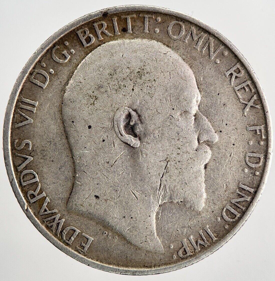 1907 Edward VII Florin Silver Coin | Fine Collectable Grade | a9714
