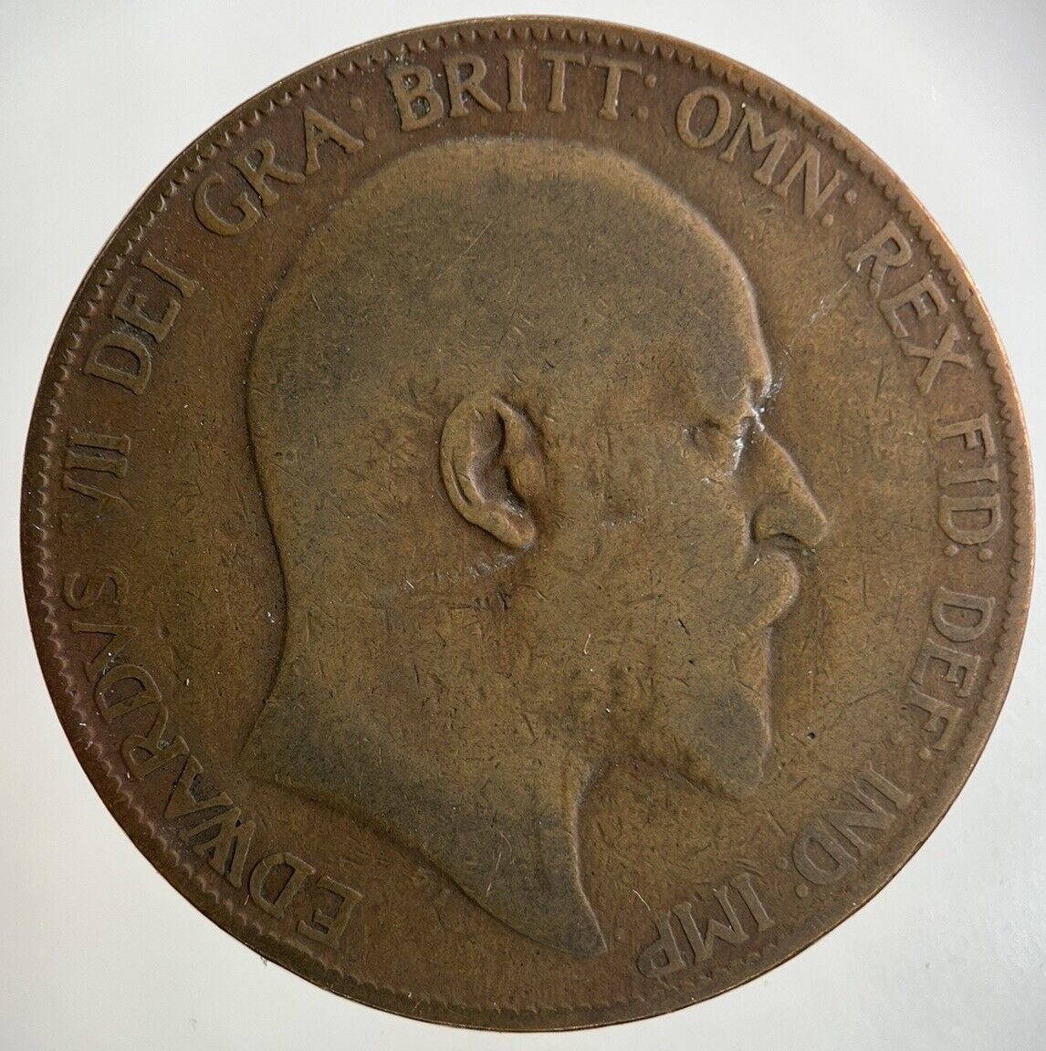 1907 Edward VII One Penny Coin | Collectable Grade