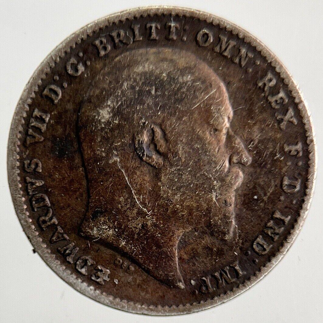 1907 Edward VII Threepence Silver Coin | Collectable Grade