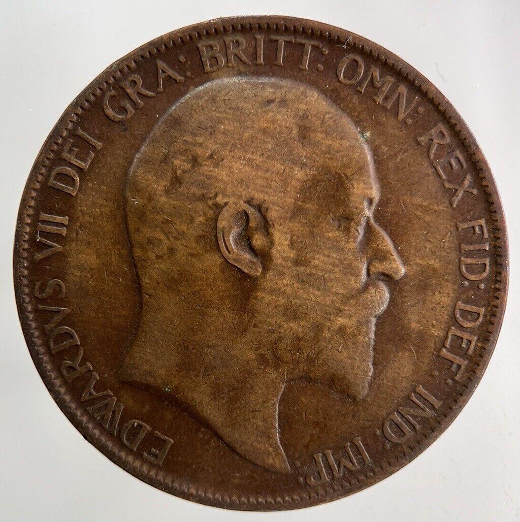1907 Edward VII One Penny Coin | Collectable Grade