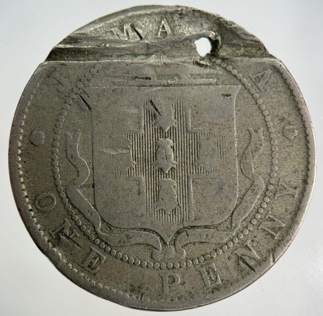 1907 Jamaica One Penny Coin | Fair Grade