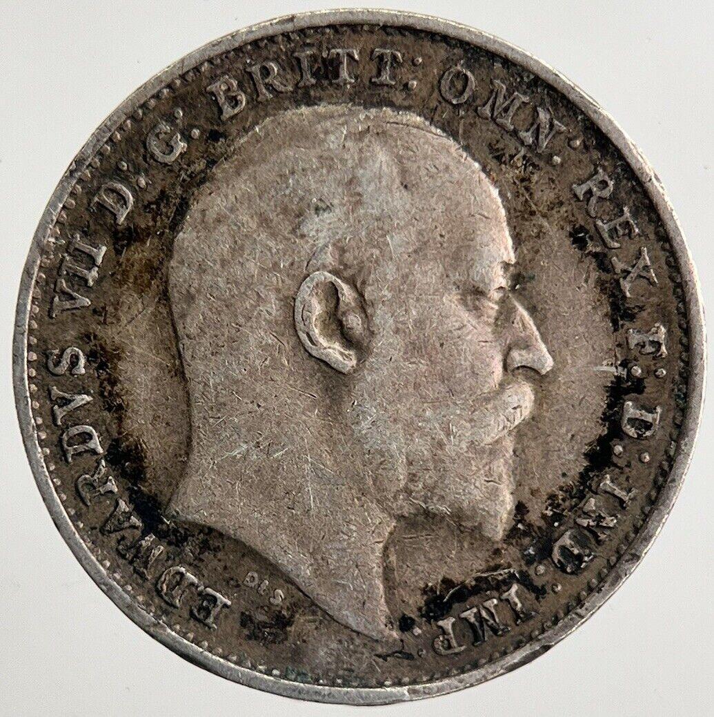 1908 Edward VII Threepence Silver Coin | Very High Grade | a5590