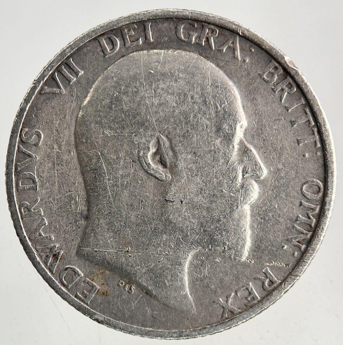 1908 Edward VII Shilling Silver Coin | Fine Collectable Grade
