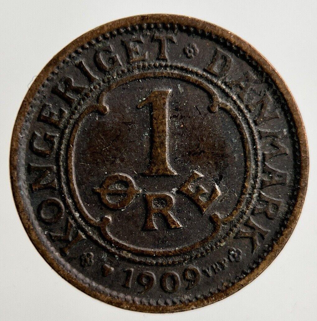 1909 Denmark 1 Ore Coin | Collectable Grade