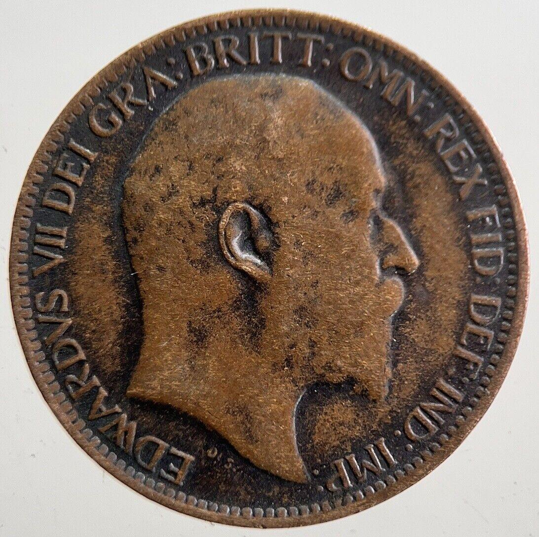 1909 Edward VII Farthing Coin | Very High Grade | a7699