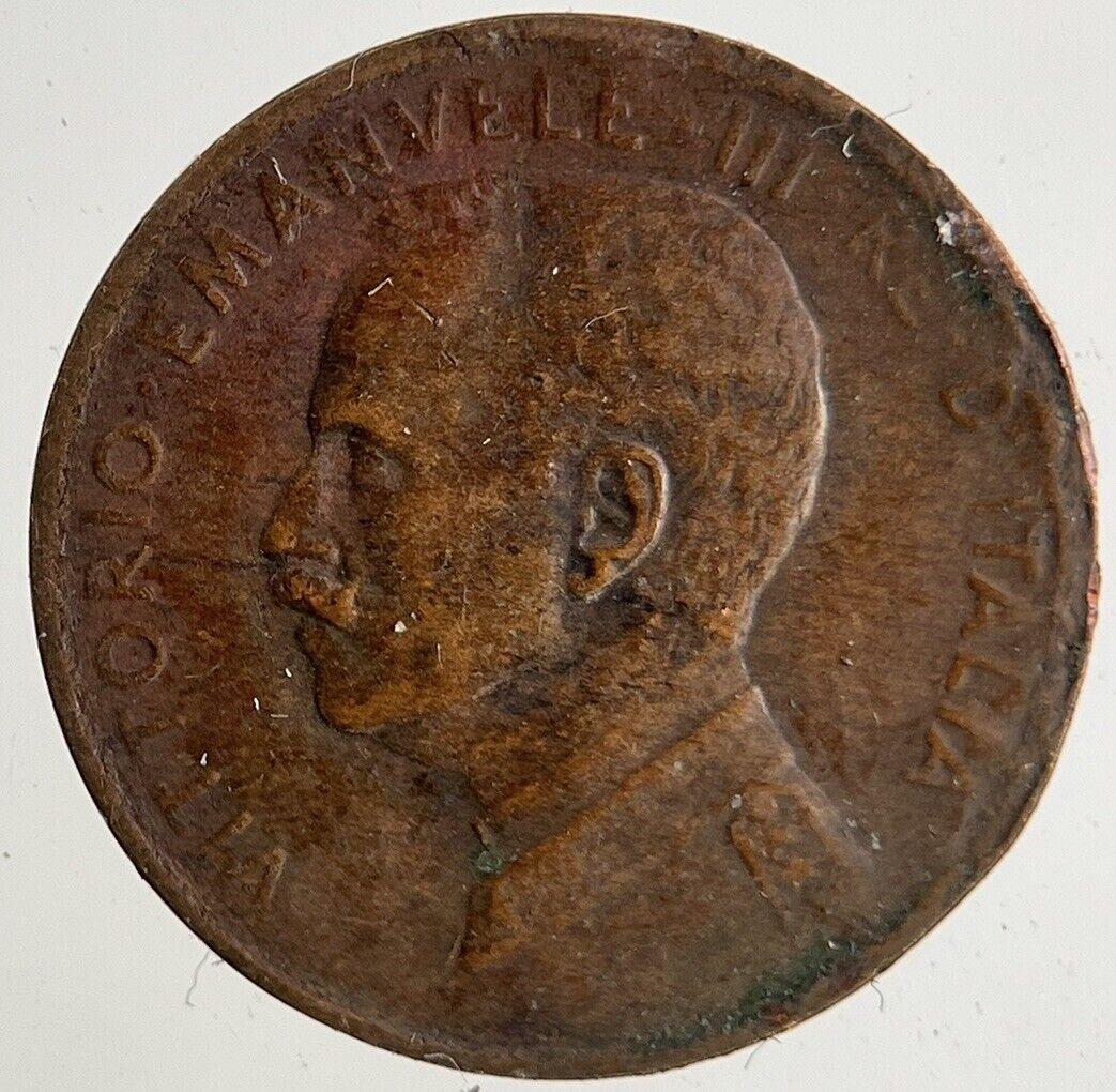 1909 Italy 1 Centesimo Coin | Fine Collectable Grade