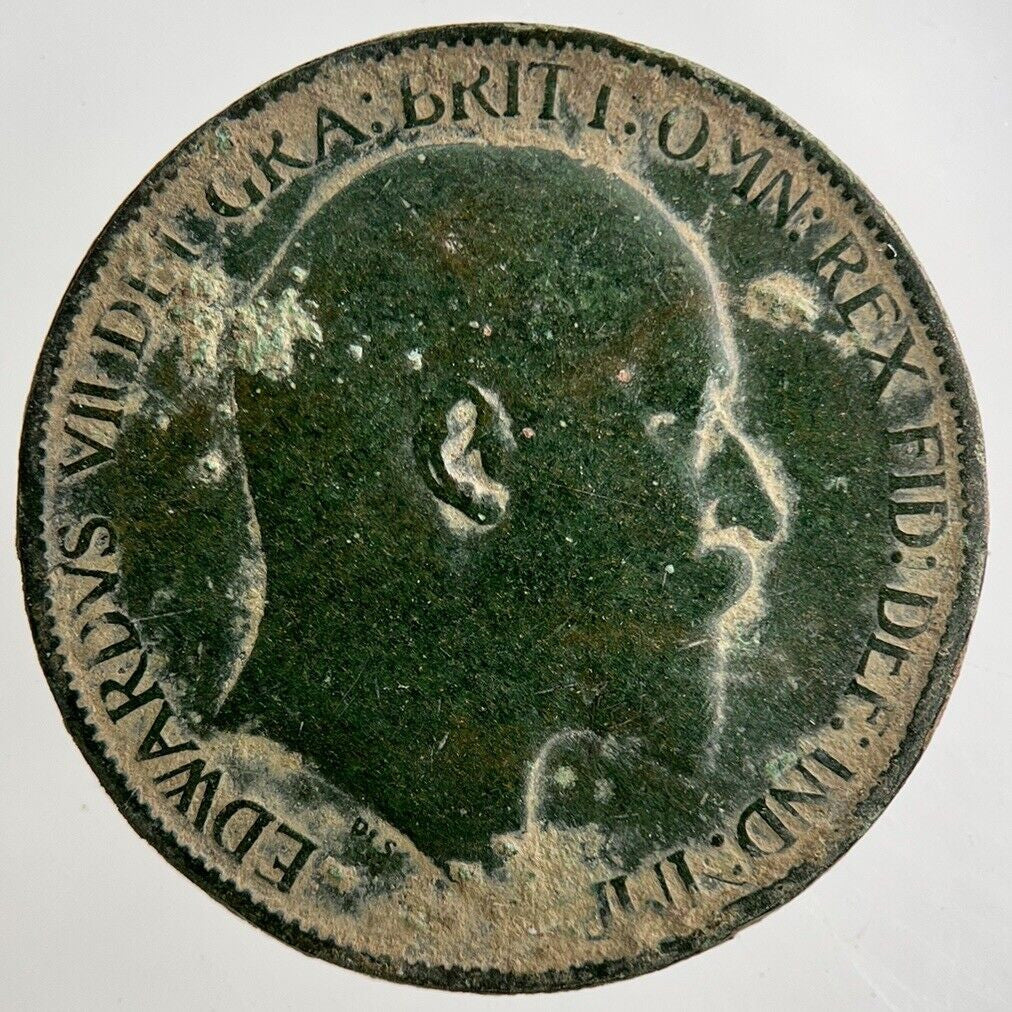 1909 Edward VII Half-Penny Coin | Collectable Grade