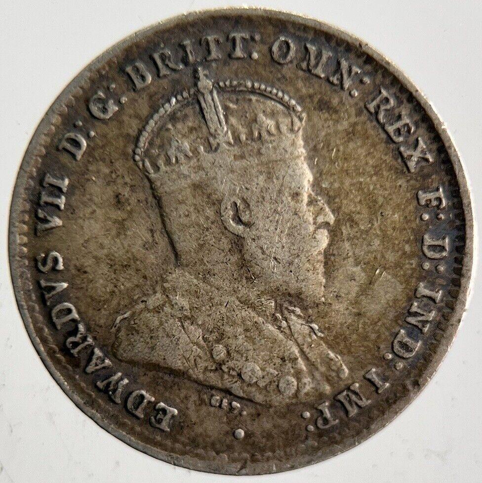 1910 Australia Threepence Silver Coin | Fine Collectable Grade a4616