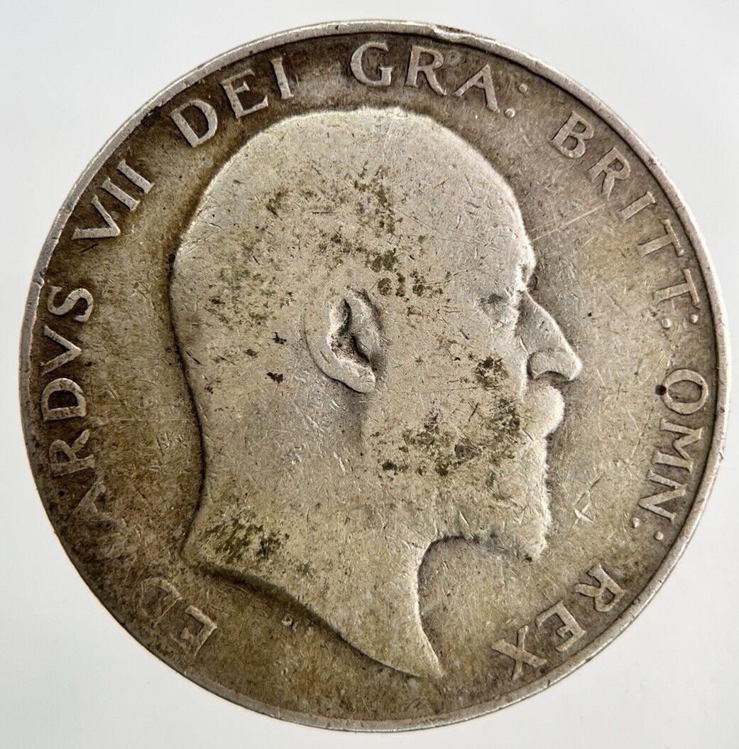 1910 Edward VII Half-Crown Silver Coin | Fine Collectable Grade