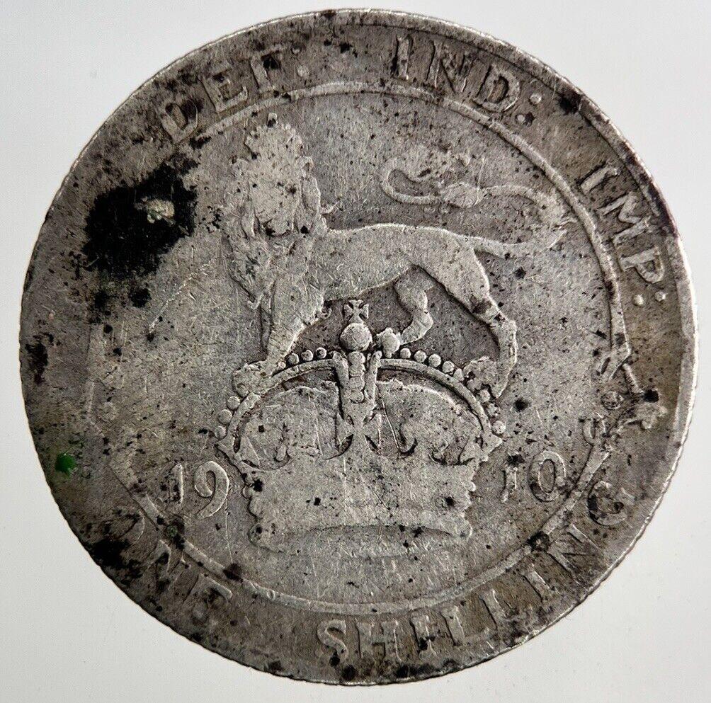 1910 Edward VII One Shilling Silver Coin | Collectable Grade