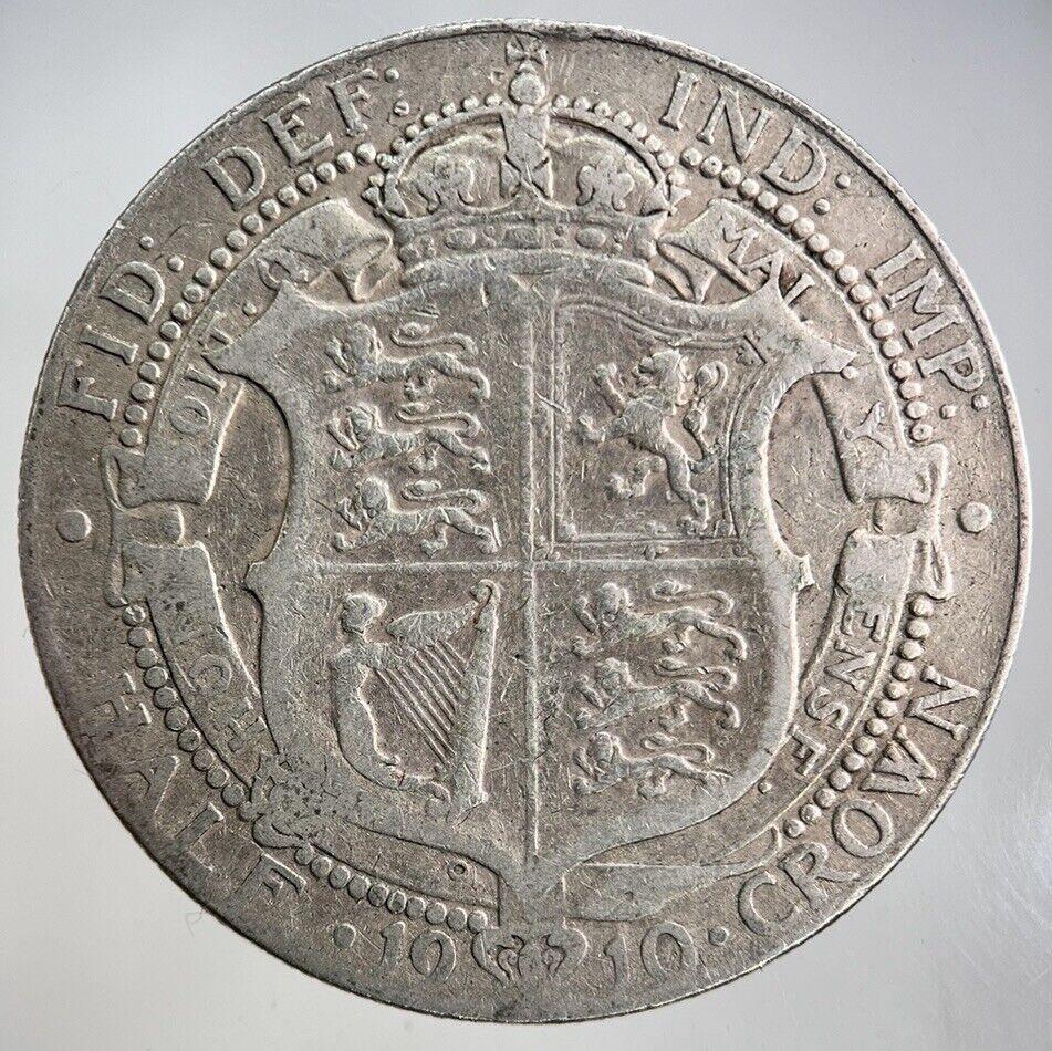 1910 Edward VII Half-Crown Silver Coin | Fine Collectable Grade