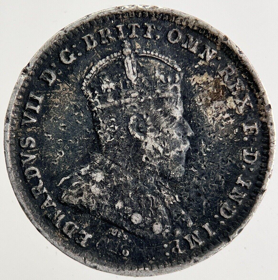 1910 Australia Silver Threepence Coin | Fine Collectable Grade