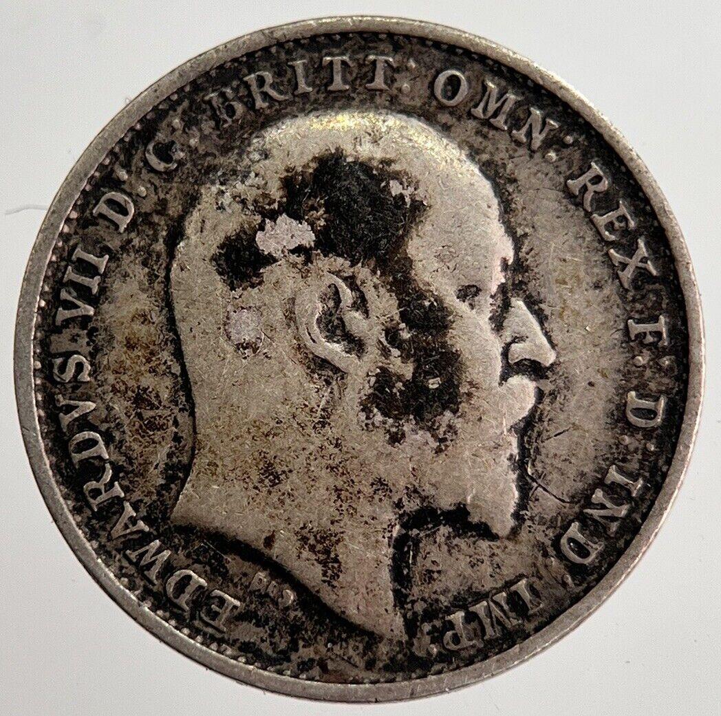 1910 Edward VII Threepence Silver Coin | Very High Grade | a8711