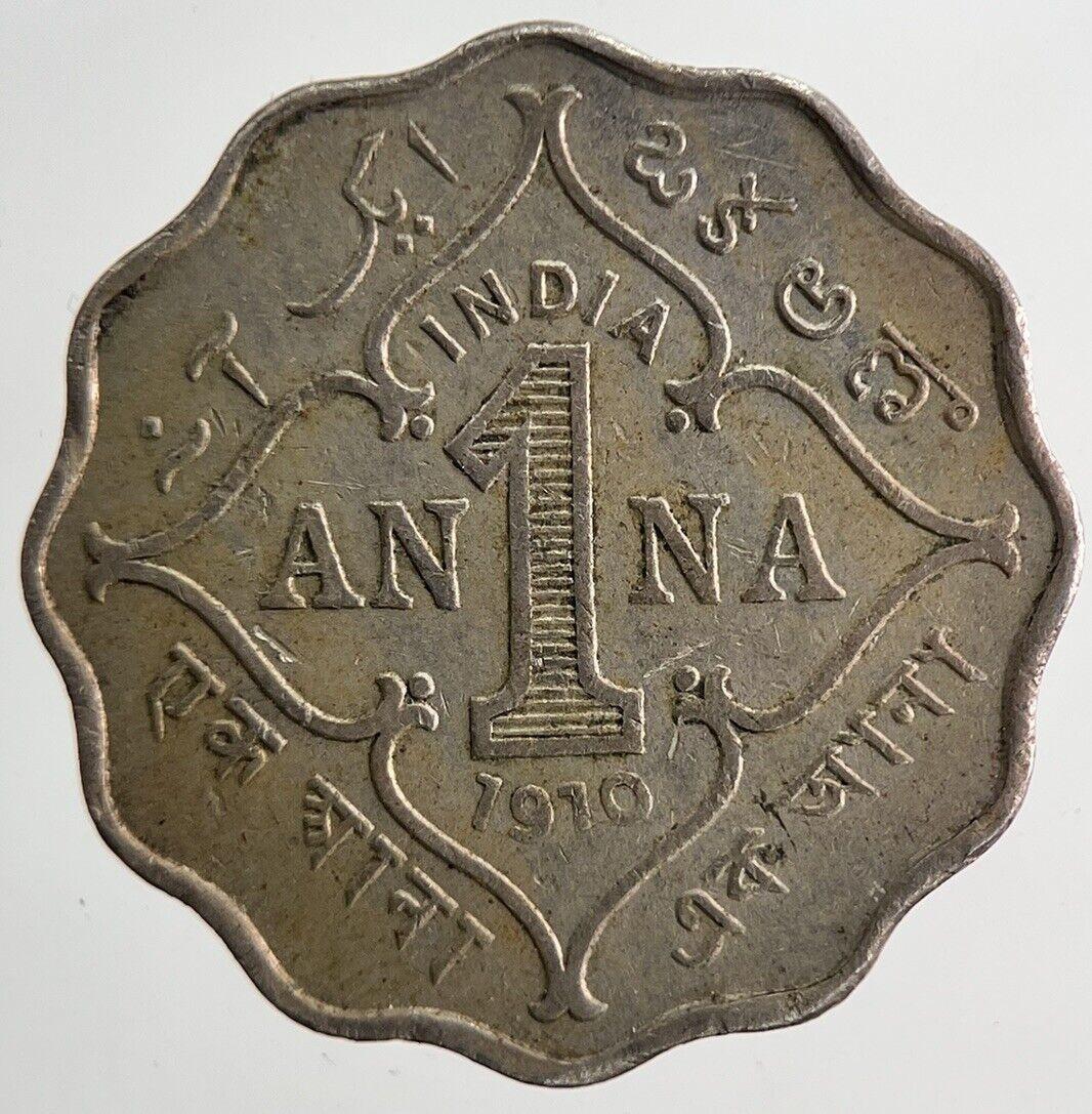 1910 India 1 One Anna Coin | Very High Grade