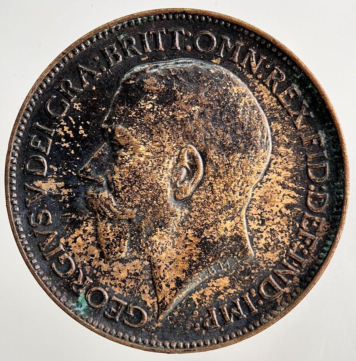 1911 George V Farthing Coin | Very High Grade