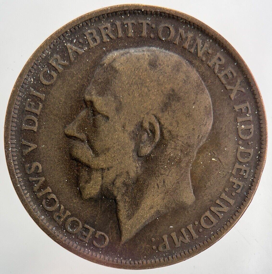 1912-H George V One Penny Coin | Collectable Grade