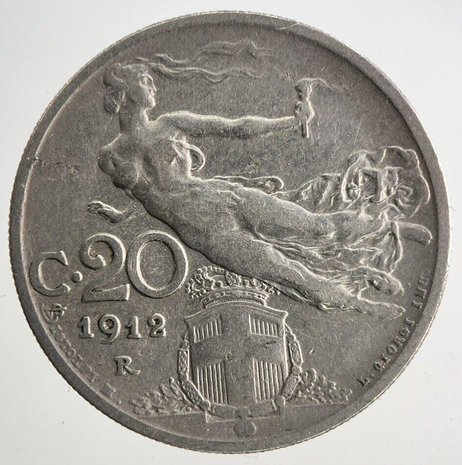 1912 Italy 20 Centesimi Coin | Fine Collectable Grade