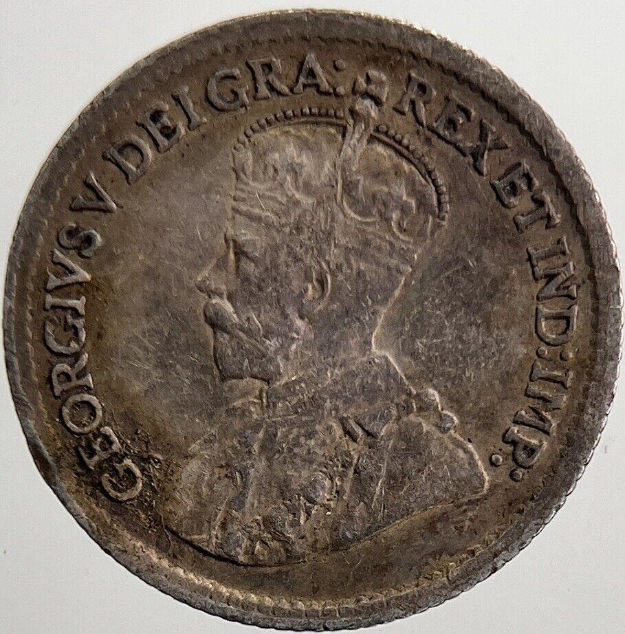 1913 Canada 5 Cents Silver Coin | Fine Collectable Grade | a5663