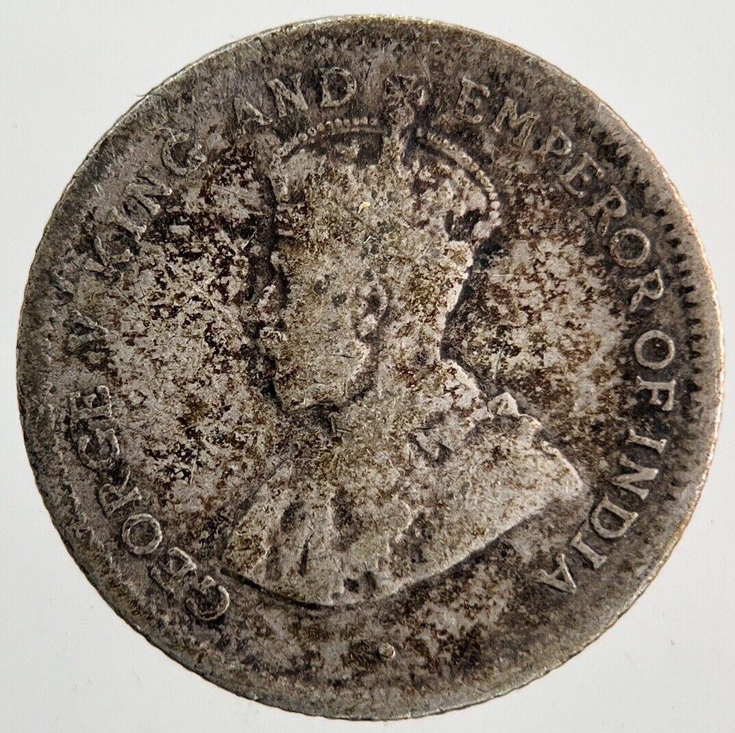 1913 Ceylon 25 Cents Silver Coin | Fine Collectable Grade