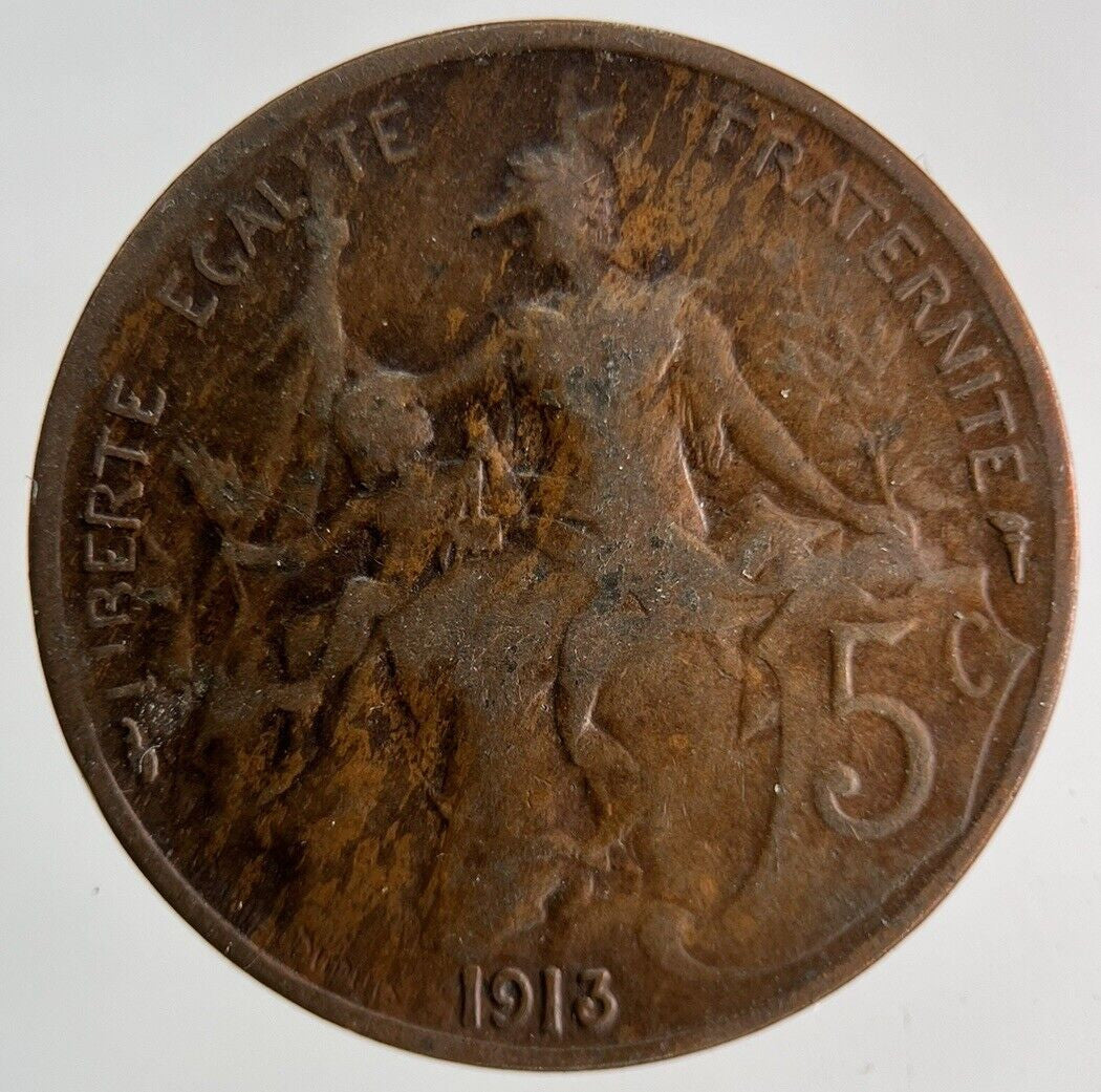1913 France 5 Centimes Coin | Collectable Grade