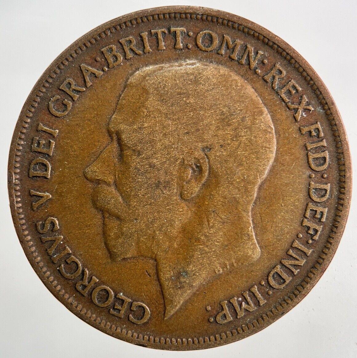 1913 George V One Penny Coin | Collectable Grade