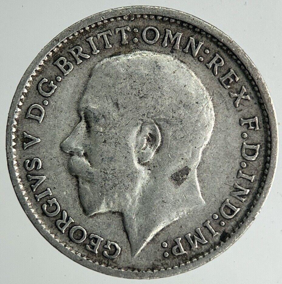 1913 George V Threepence Silver Coin | Fine Collectable Grade