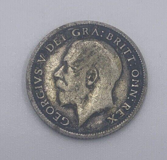 1914 British Sixpence | Silver Coin | King George V | Collectable Grade | a034