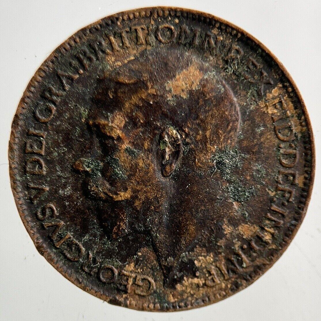 1914 George V Farthing Coin | Fine Collectable Grade