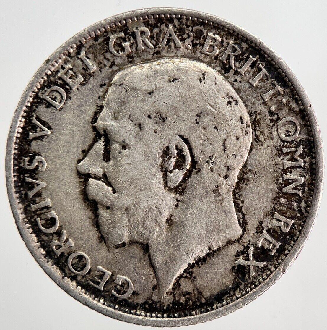 1915 George V Shilling Silver Coin | Fine Collectable Grade | a6222