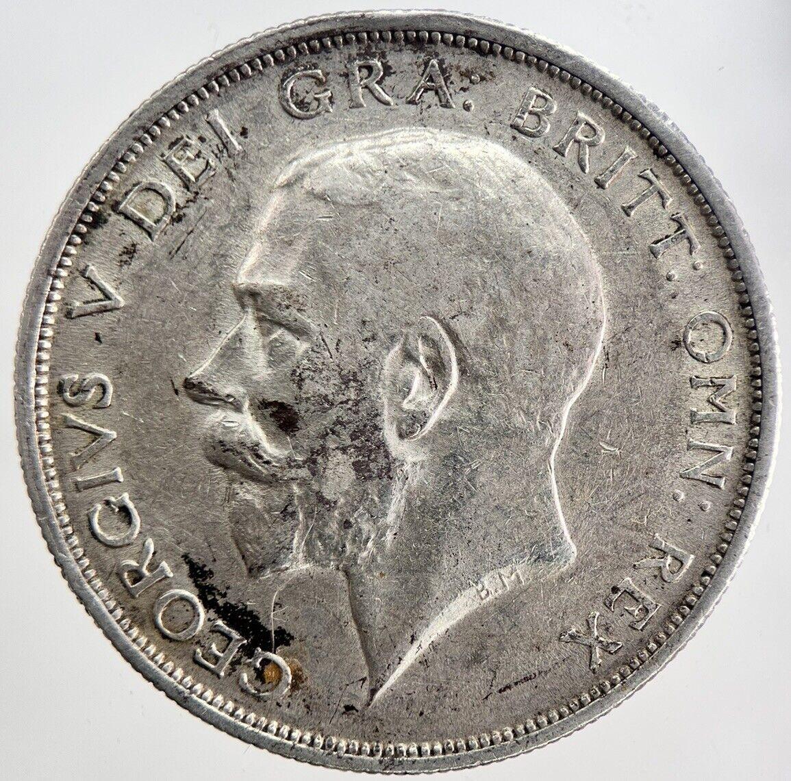 1915 George V Half-Crown Silver Coin | Very High Grade | a6158