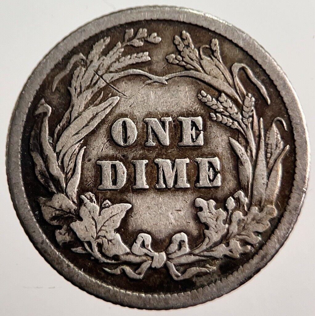 1915 US USA Barber One 1 Dime Silver Coin | Fine Collectable Grade | a2940