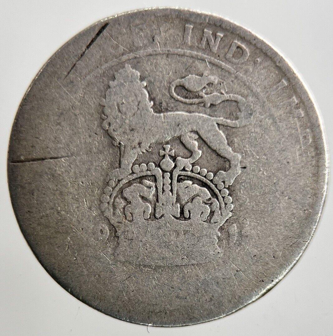 1915 George V Sixpence Silver Coin | Fair Grade