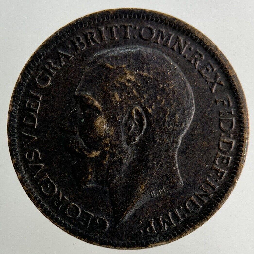 1916 George V Farthing Coin | Fine Collectable Grade