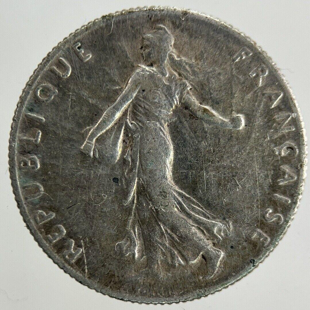 1916 France 50 Centimes Silver Coin | Fine Collectable Grade